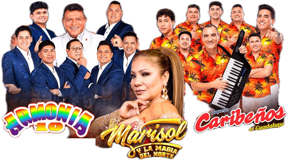 Armonía 10 de Walther Lozada, Marisol y La Magia del Norte y Orquesta Caribeños de Guadalupe